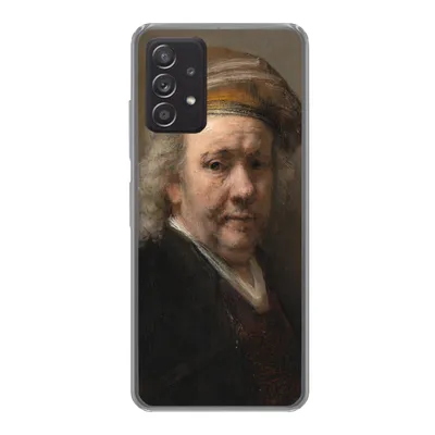 Produktbild von MuchoWow® Handyhülle Schutzhülle Hülle für Samsung galaxy a73 Selbstbildnis - Gemälde von Rembrandt van Rijn Silikon Softcase Handy Hülle - Handyhülle