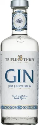 Produktbild von Triple 3 Three Just Juniper Berry Gin 0,5l alc. 43% vol.