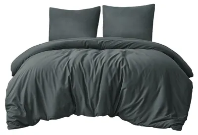 Produktbild von Omgoods – Set aus 3 Mikrofaser-Bettwäsche-Sets mit Reißverschluss, 200 x 220 cm