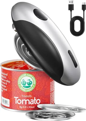 Automatischer Dosenöffner, USB wiederaufladbar, One-Touch, glatte Kante