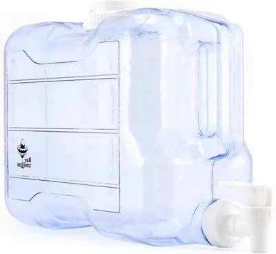 Produktbild von Famanu Tragbarer Wasserspender 5,5L - Mit Wasserhahn - Kühlschrank - Camping