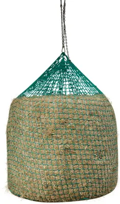Produktbild von KERBL Heunetz für Rundballen zum Aufhängen Grün 150 x 180