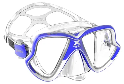 Produktbild von Mares X-Vision Mid 2.0 Tauchmaske, Farbe:weiß/blau