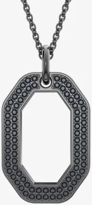 Produktbild von Swarovski Halskette mit Anhänger Dextera Oktagon Schwarz 5651703