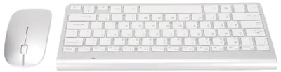 Zdjęcie produktu dla Zestaw klawiatury i myszy – bezprzewodowy, cichy, z regulacją czułości DPI, ergonomiczna konstrukcja, z odbiornikiem USB