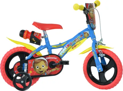 Immagine prodotto di Dino Biciclette per bambini Ragazzi Pinocchio 12 pollici 21 cm Ragazzi sopra le scale Blu/Rosso