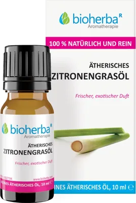 Produktbild von Bioherba Ätherisches reines Zitronengrasöl 10 ml