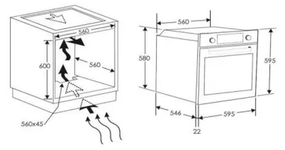 Produktbild von Candy Idea FIDC X100, Medium, Elektrischer Ofen, 70 l, 70 l, Integriert, Edelstahl