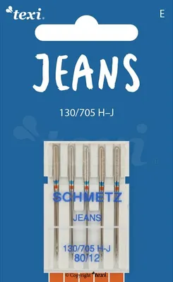 Obrázek produktu pro Jehly na džínovinu TEXI JEANS 130/705 H-J 5x80