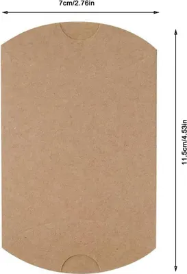 Produktbild von Vintage Kissen Geschenkboxen - 50 Stück - für Hochzeiten - Papier