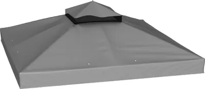 Produktbild von Outsunny Ersatzdach für Pavillon 3 x 3 m, wasserdicht Pavillondach, Doppeldach Ersatzbezug für Gartenpavillon, Ersatzteile aus Oxford-Stoff
