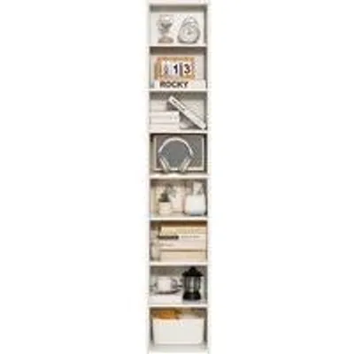 Imagen del producto de Estantería para biblioteca: 71 pulgadas de altura. Estante de madera sencillo con posibilidad de ajustar la altura. Estantería independiente para exhibir y almacenar, ideal para bibliotecas, dormitorios