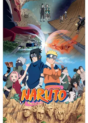 Produktbild von Naruto Wanddekoration Poster lizenziert mit Echtheitssiegel für Fans, 61 x 91,5 cm
