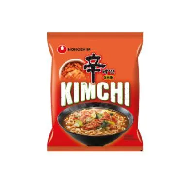 Productafbeelding van 20x Nongshim Shin Kimchi Ramen – Verpakking van 20 (1 doos) – Pittige instant noedelsoep met kimchi-smaak + Verpakkingsbescherming voor verzending