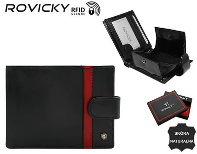 Produktbild von Rovicky Brieftasche für Männer Heliaraus schwarz One size