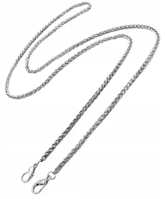 Produktbild von EDIBAZZAR | Silberner Riemen für eine Tasche, Handtasche, lange Metallkette, 120 cm, elegant