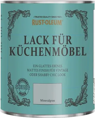 Produktbild von Rust-Oleum Lack für Küchenmöbel 750 ml mineralgrau