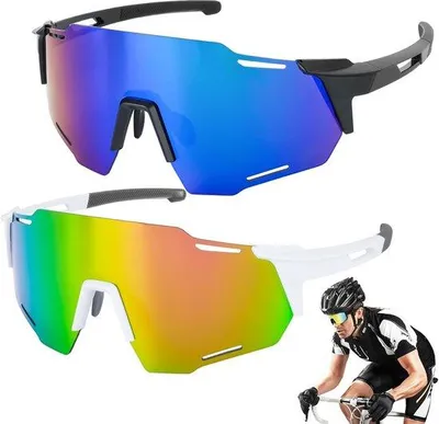 Produktbild von Famanu Sportsonnenbrille 2er-Pack - Gepolarisiert mit UV400 Schutz