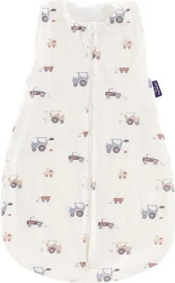 Produktbild von Träumeland Sommerschlafsack LIEBMICH Baumwolle Little Farm blau Größe 60