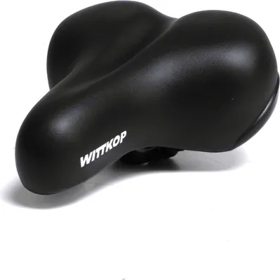 Produktbild von Fahrrad Sattel WITTKOP BIG Gel Damen Herren City Sitz weich & bequem inkl. KLOBEN