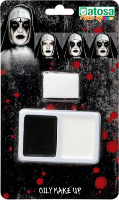 Produktbild von Atosa Halloween Nonnen Make-up Dosierung Durchsichtig  Durchsichtig One Size