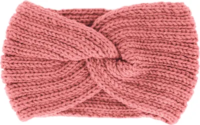 Produktbild von axy Damen Strick Stirnband mit Twist Knoten, Winter Haarband, Headband gestrickt Haarband