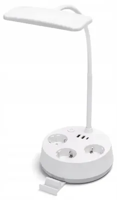 Produktbild von Aigostar LED Schreibtischlampe mit Steckdosen und USB