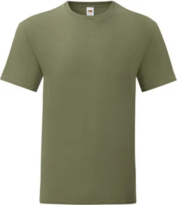 Image de Fruit of the Loom - T-shirt "Iconic 150" pour homme BC4769 (XL) (Vert olive classique)