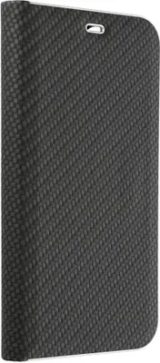 Produktbild von König Design Hülle kompatibel mit Samsung Galaxy A41 Kunstleder Handyhülle - Handy Case Schwarz