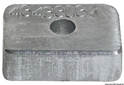 Zdjęcie produktu dla Aluminium anoda do Mercury 4/5/6 HP Osculati 43.433.04