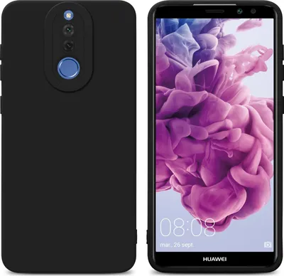 Immagine prodotto di Cadorabo cover per Huawei MATE 10 LITE cover protettiva in TPU nero custodia in silicone custodia per cellulare