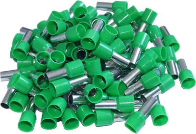 Produktbild von Aderendhülsen einzeln Querschnitt 16 mm² 12 mm Kabelhülsen 100 Stück isoliert