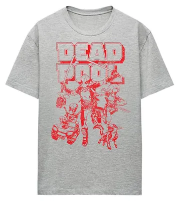 Immagine prodotto di Deadpool - Maglietta "Corps Red Attack" da donna TV34627 (M) (mélange sportivo)