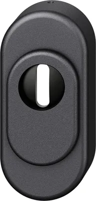 Produktbild von FSB Sicherheitsrosette 73 3249 oval PZ mit Kernziehschutz, Aluminium schwarz