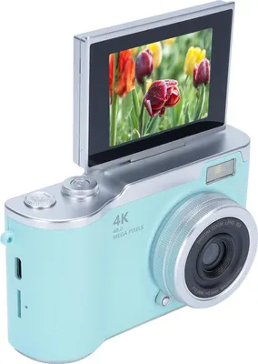 Zdjęcie produktu dla Cyfrowy aparat fotograficzny (1080p, 48 MP, 2,4-calowy wyświetlacz HD, 8-krotny zoom elektroniczny, zielony)
