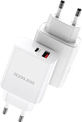 Produktbild von Schnellladegerät Geeignet für Pd20w+qc18w Aufladen Dual-Port Handy weiß
