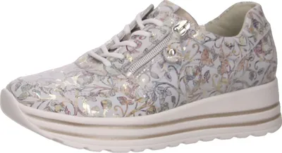 Produktbild von Waldläufer Schnürhalbschuhe in weiss/weiss kombi, Gr. 7.5