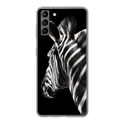 Produktbild von MuchoWow® Handyhülle Schutzhülle Hülle für Samsung Galaxy S21 Plus Zebra - Wilde Tiere - Muster Silikon Softcase Handy Hülle - Handy-Tasche