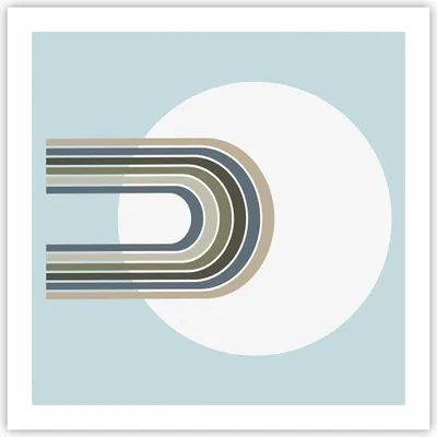 Produktbild von Poster - Poster ohne Rahmen - Formen Rad Linien - 60x60 cm - Wand Bild - Wanddeko - Wandbilder - Kunstposter - Wandposter - Bilder - Kunstdruck - Wanddekoration - Wandbild - P2XAC60x60-4608