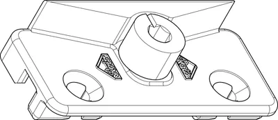 Produktbild von ROTO NT/NX Niveauschaltsperre Rahmenteil 13V KBE/KÖMMERLING/ROPLASTO/TROCAL