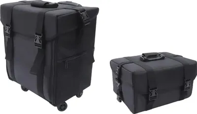 Image de Chariot de maquillage professionnel, design 2 en 1, 8 tiroirs, noir, 8