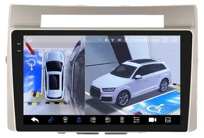Zdjęcie produktu dla Radio samochodowe, sterowanie głosowe, odtwarzacz multimedialny, kompatybilne z modelem Toyota Corolla Verso AR10 (2004-2009), model QS8 z kamerą 360