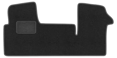 Image de Tapis avant en moquette pour Nissan NV400 2010- (utilitaire) – 2 pièces, gris graphite, sur mesure – Wielganizator LUX
