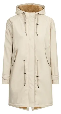 Produktbild von DERBE HAMBURG W-01-PU-FRIESE_TIDAHOLM_AS Damen Regenmantel, Größe:42, Farbe:Fog/Caramel