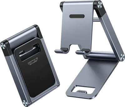 Produktbild von Ugreen faltbarer Ständer Smartphoneständer Telefonständer Handyhalterung Grau (LP263)