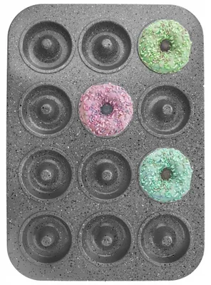 Image de Orion Moule à Donuts Acier Antiadhésif 12 Empreintes