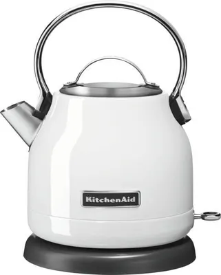 Produktbild von Kitchenaid Wasserkocher 5KEK1222EWH Classic Weiss 1,25 l 2200 Watt