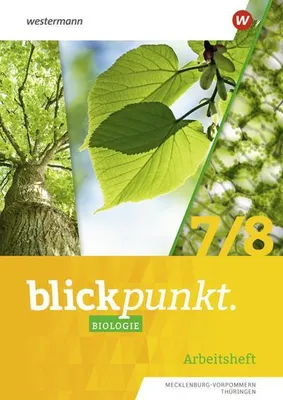 Immagine prodotto di Blickpunkt Biologie 7 / 8. Arbeitsheft. Für Mecklenburg-Vorpommern und Thüringen