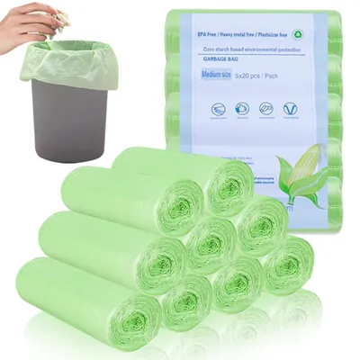 Productafbeelding van Omgoods - 200 Composteerbare Afvalzakken 10 Liter