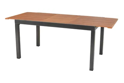Produktbild von Merxx Ausziehtisch 150 (200) x 90 cm, Tischplatte in Holzoptik- Aluminium/Kunststoff
